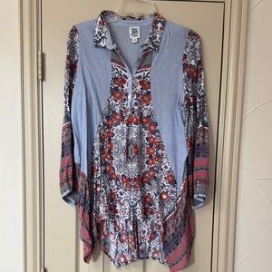 Ivy Jane Multicolor Bohemian Women's Top